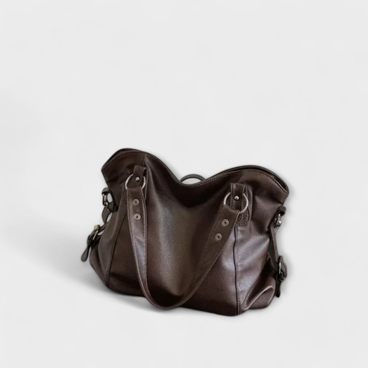 Olivia - Elegant skuldertaske i hobo-stil